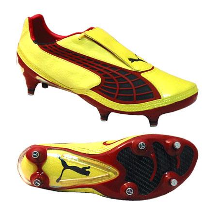puma boots pink and yellow
