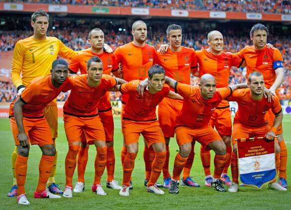 Netherlands Football Team Squad of 2014 FIFA World Cup Players Roster