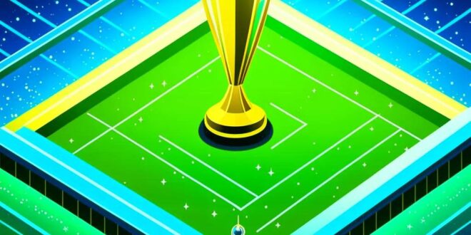 champions league trophy spotlight