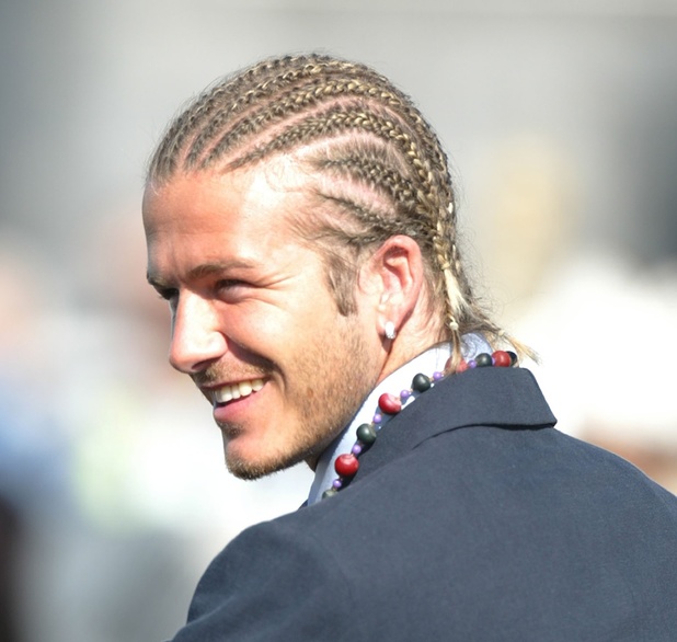 David Beckham Braids