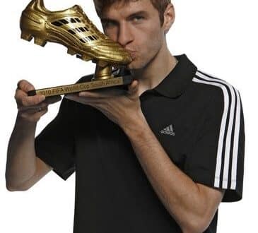 Muller with golden boot