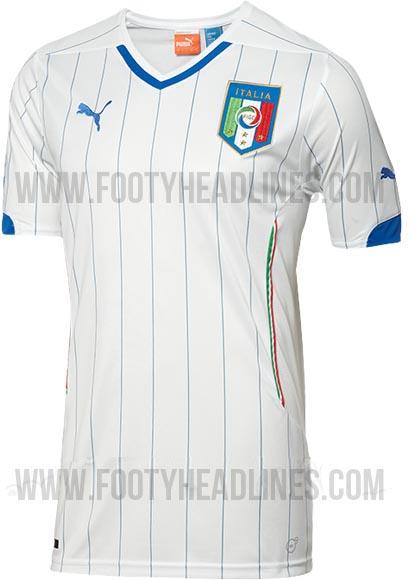 Away kit of Italy