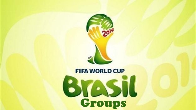 FIFA World Cup 2014 draw of groups