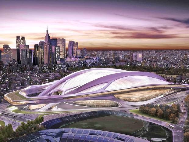 Zaha Hadid stadium Japan