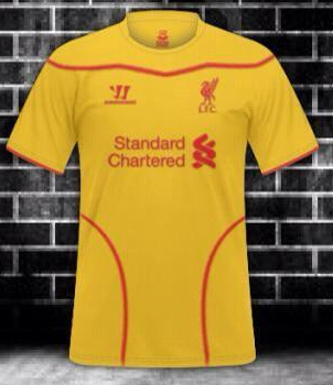 New Away shirt of LFC