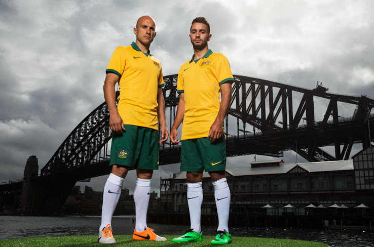 New Home kit of Australia for 2014 World cup