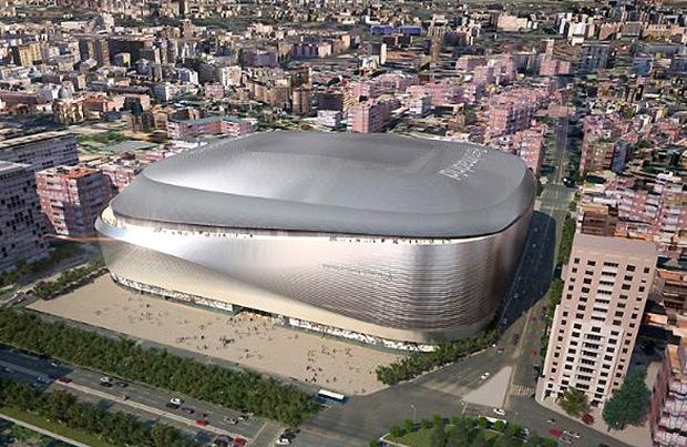 Real Madrid Football new gournd capacity