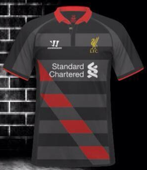 Third Kit uniform of Liverpool
