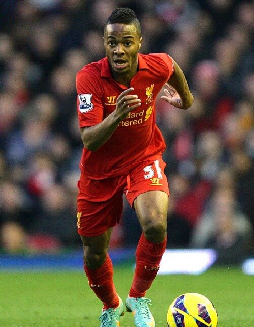 Raheem Sterling young player