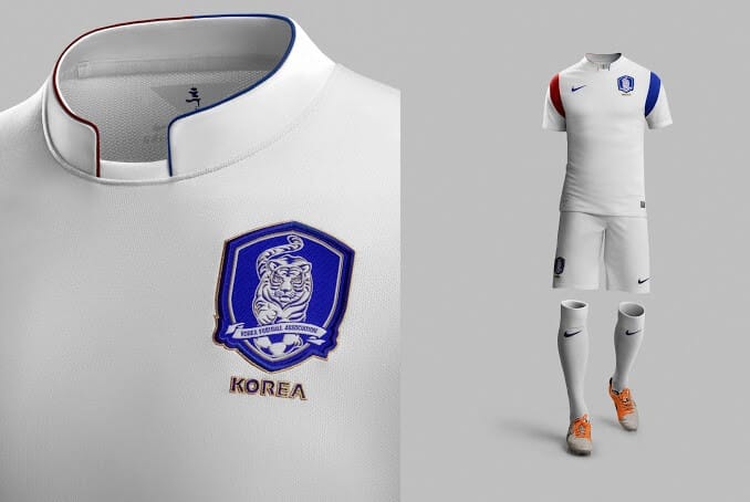 South Korea new away kit for 2014 world cup