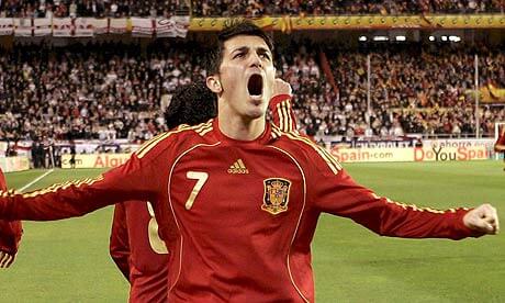 Top Goal Scorer of Spain David Villa
