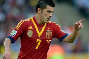 David Villa Top goal scorer of Spain national team