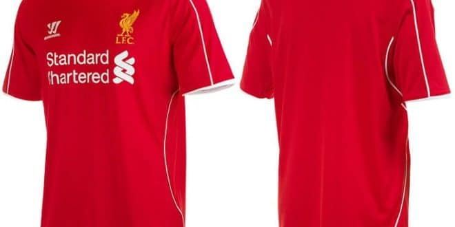 Liverpool new home kit 2014-15 season