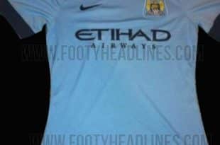 Manchester City New 2014-15 Home Kit