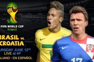 Brazil vs Croatia 2014 Live Streaming Free
