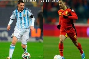 Argentina vs Belgium head to head stats