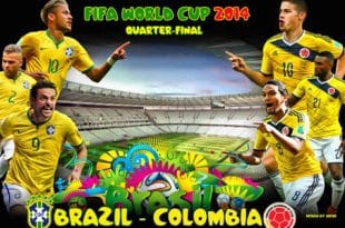 Brazil vs Colombia 2014 Quarter final WC