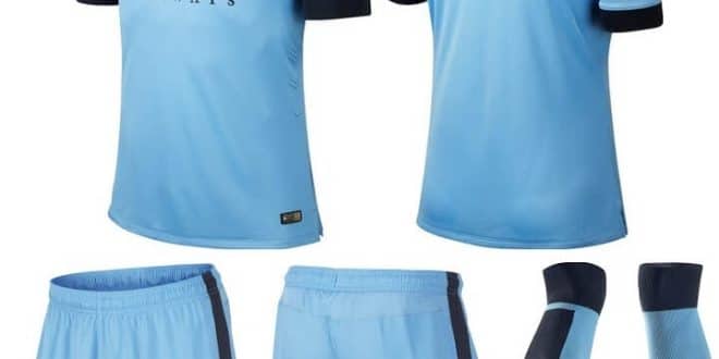 Manchester City 2014-15 home Jersey shorts