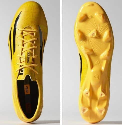 Adidas Adizero gold 2014-15 boots for Messi