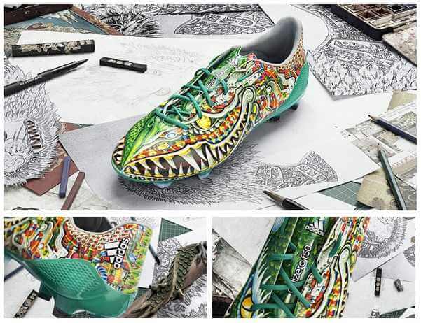 Green dragon boots 2014-15 of Adidas