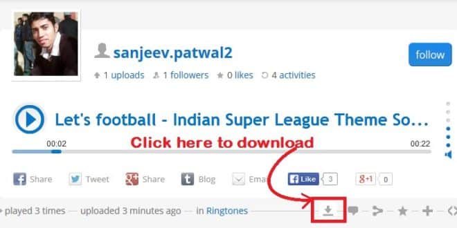 Download Indian Super League ringtone free