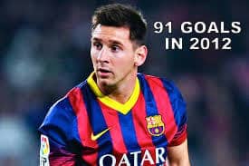 Top goal scorer in one calendar year