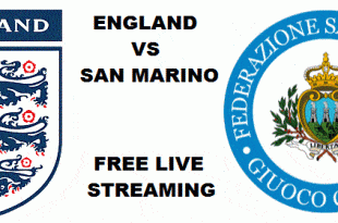 Watch England vs San Marino Online live stream