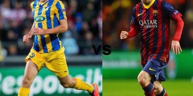 APOEL VS Barcelona ist time telecast channels