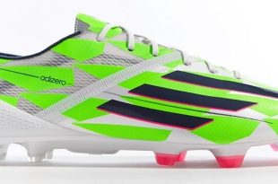 Adidas Adizero F50 Supernatural White Green 2014-15 boots