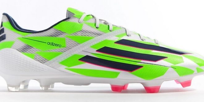 Adidas Adizero F50 Supernatural White Green 2014-15 boots