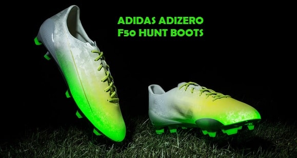 Adidas Adizero F50 hunt boots glows in dark