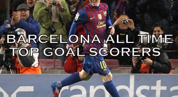 Barcelona's Lionel Messi celebrates his 232nd goal after scoring during their Spanish first division soccer match against Granada at Nou Camp stadium in Barcelona