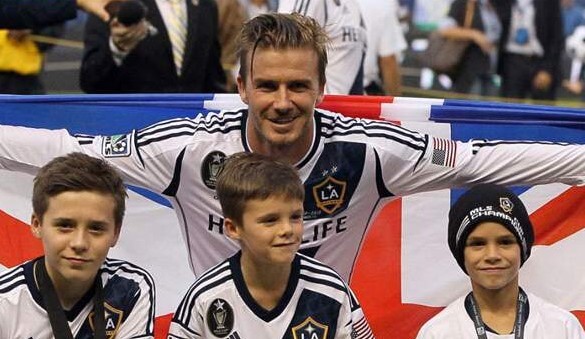 Car Accident news of David beckham with his son Brooklyn