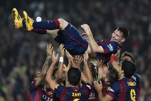 Lionel Messi all time top goal scorer of La Liga