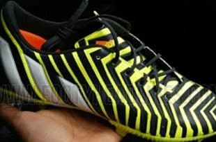Adidas black yellow predator instinct football boots