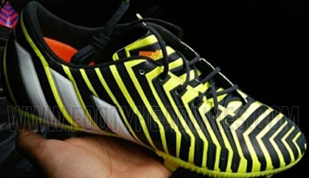 Adidas black yellow predator instinct football boots