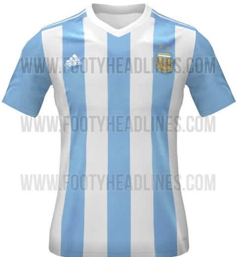 Argentina new 2015 Copa America home jersey