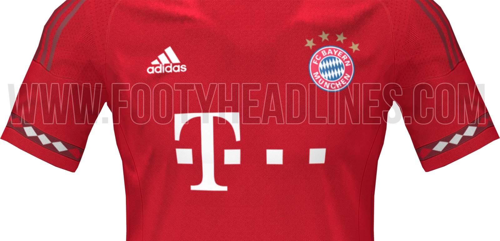 Bayern Munich 2015-16 Home jersey leaked