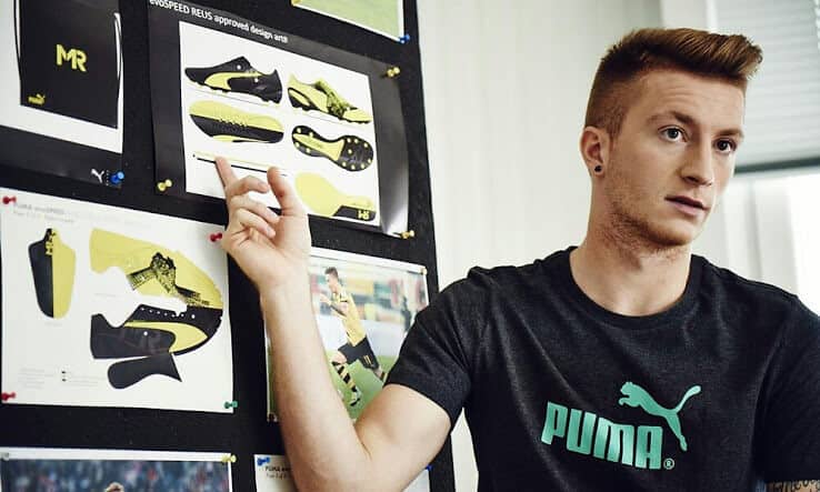 Puma Evospeed black yellow boots of Marco Reus