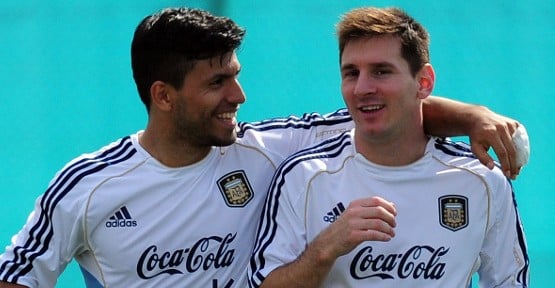Sergio Aguero, I Will Convince Lionel Messi to Join Manchester City