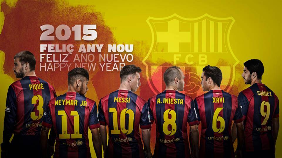 Barcelona Happy New Year 2015 photos