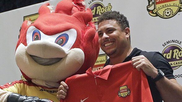Brazil Ronaldo could return to USA club Lauderdale strikers