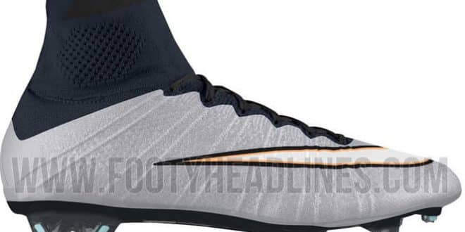 Cristiano Ronaldo Silver Nike Mercurial Superfly 2015 boots