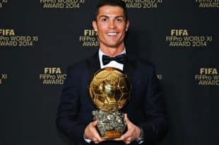 Cristiano Ronaldo completes FIFA Ballon D'Or Hat-trick