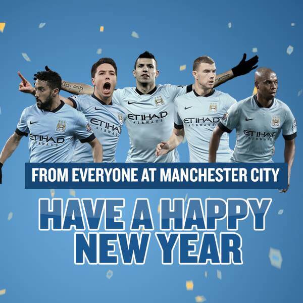 Man City 2015 New Year wallpaper