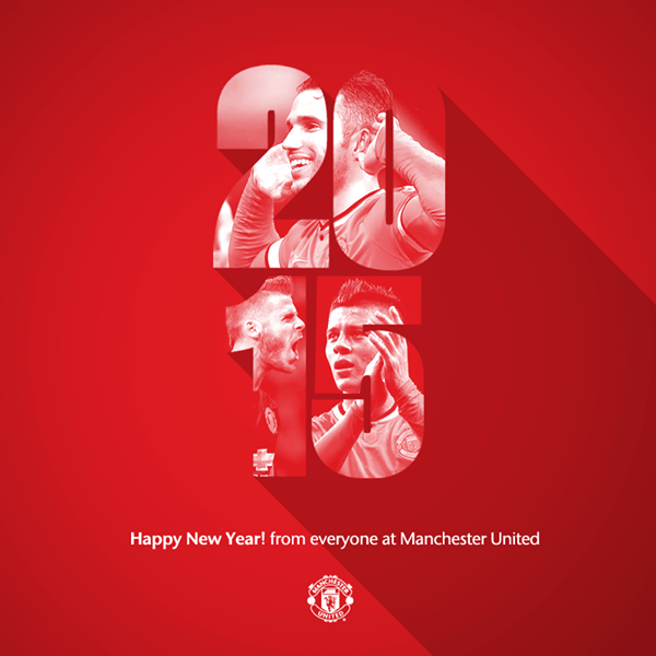Manchester United Happy New Year 2015 picture