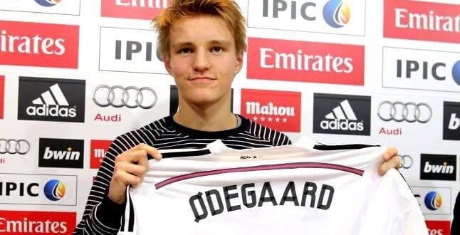 Martin Odegaard signs for Real Madrid