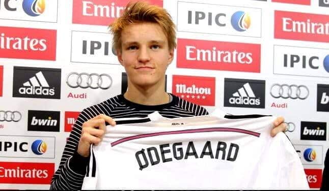 Martin Odegaard signs for Real Madrid