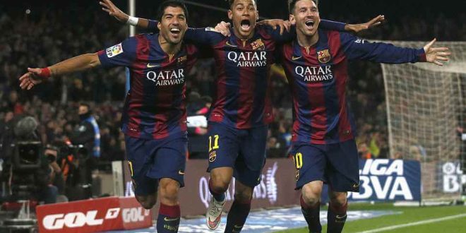 Messi, Neymar, Suarez scored against Atletico Madrid