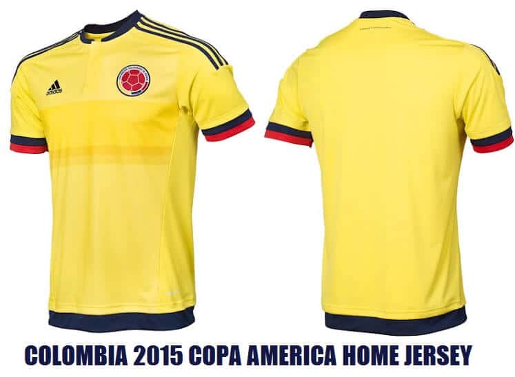 Colombia 2015 Copa America home jersey